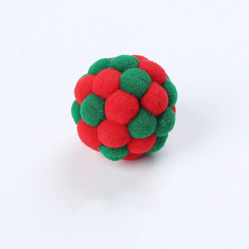 Handmade Funny Cats Bouncy Ball Toys Kitten Plush Bell Ball Mouse Toy Planet Ball Cat Chew Toys Interactive Pet Accessories - Image 7