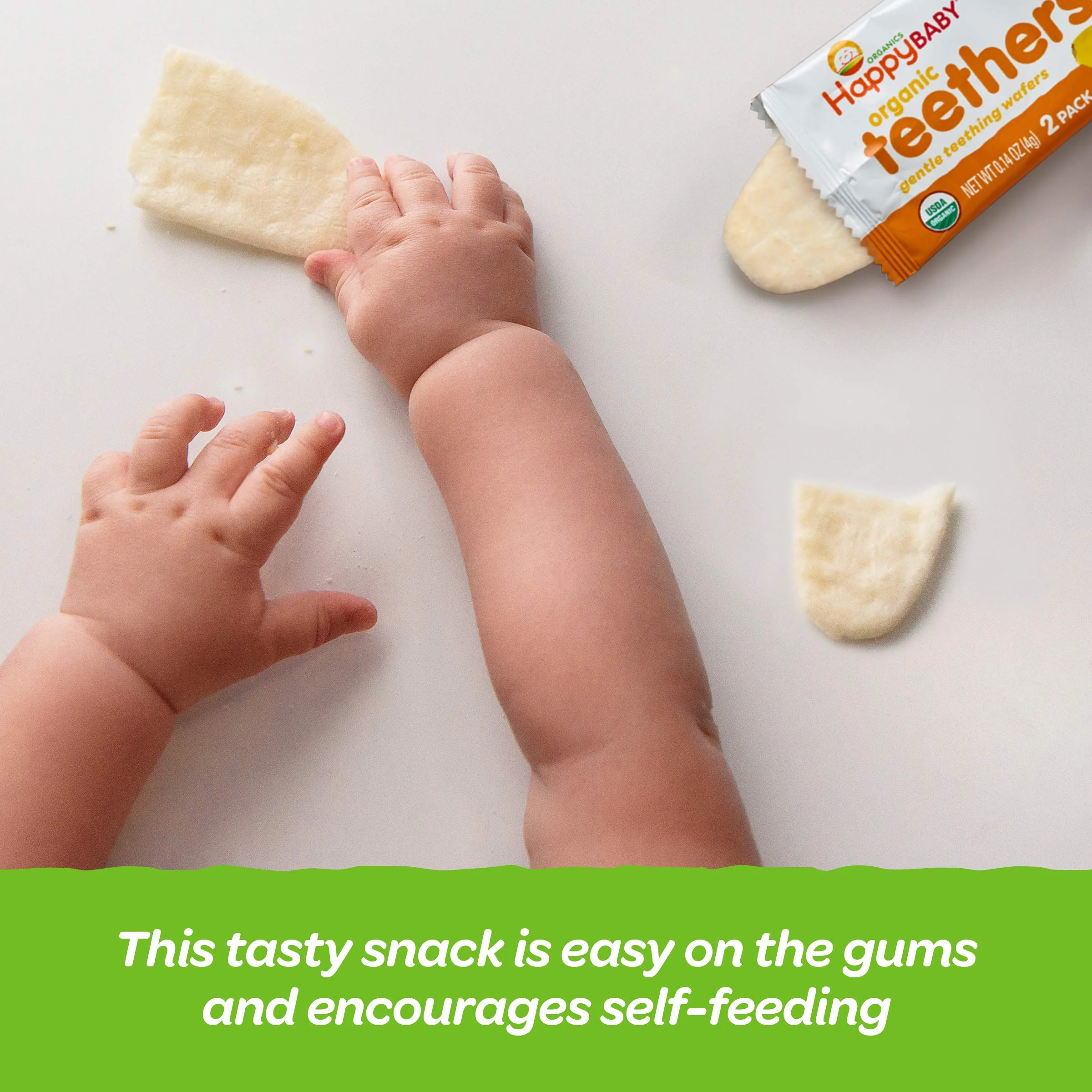 Happy Baby Organics Teether, 3 Flavor Variety Pack, 12 Count (Pack of 3) - Image 3