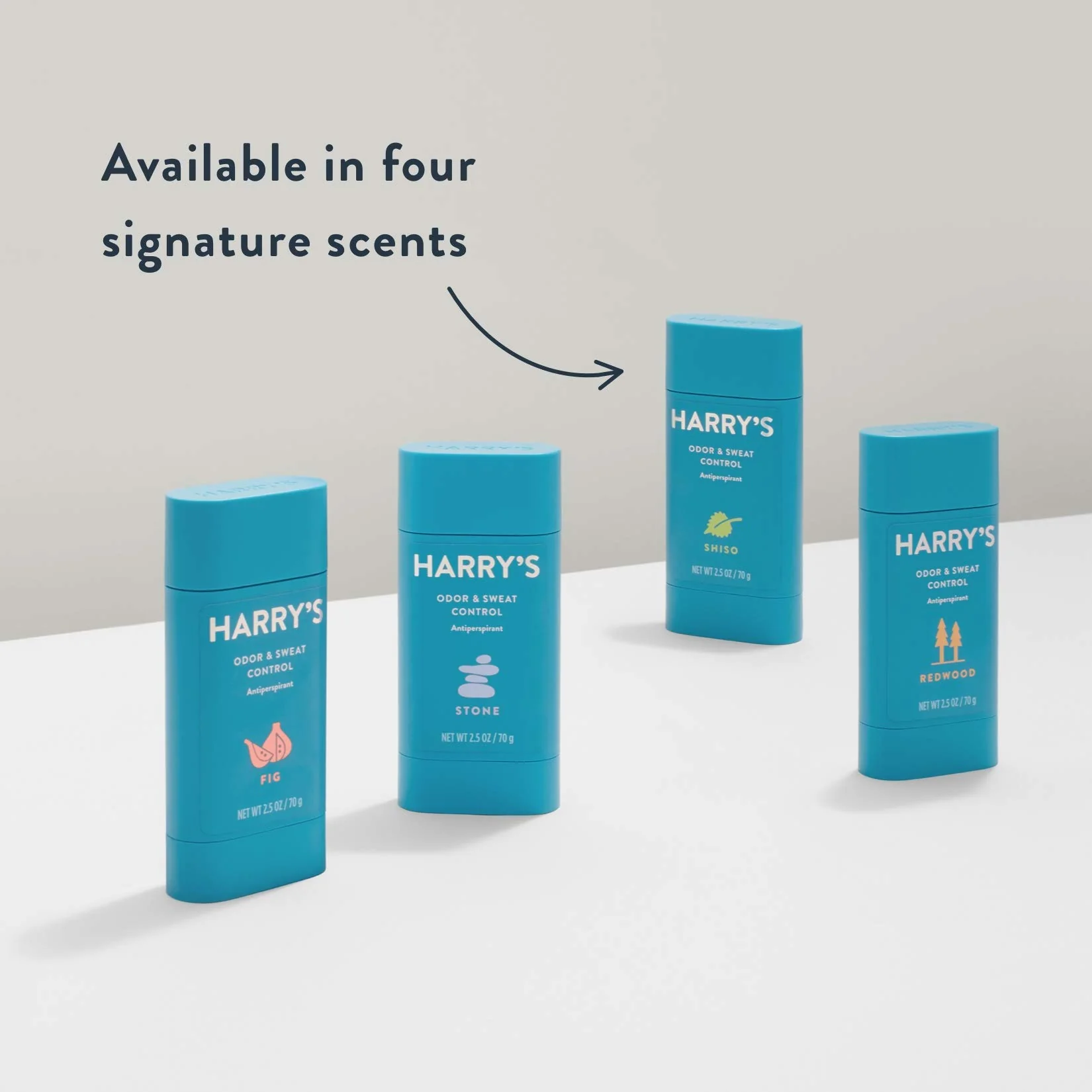 Harry's Deodorant & Antiperspirant - Odor & Sweat Control Antiperspirant for Men - Redwood, 2.5 Oz (Pack of 3),blue - Image 2