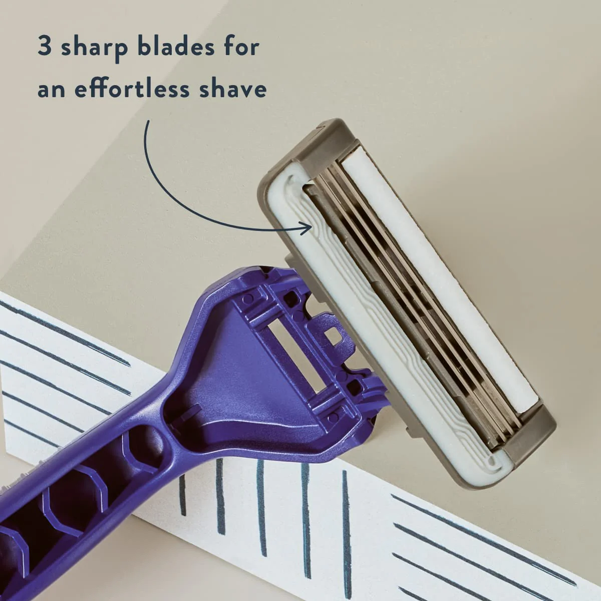 Harry's Men's Disposable Razors, 3-Blade Razors with Lubricating Strip and Pivoting Head, 10 count - Image 5