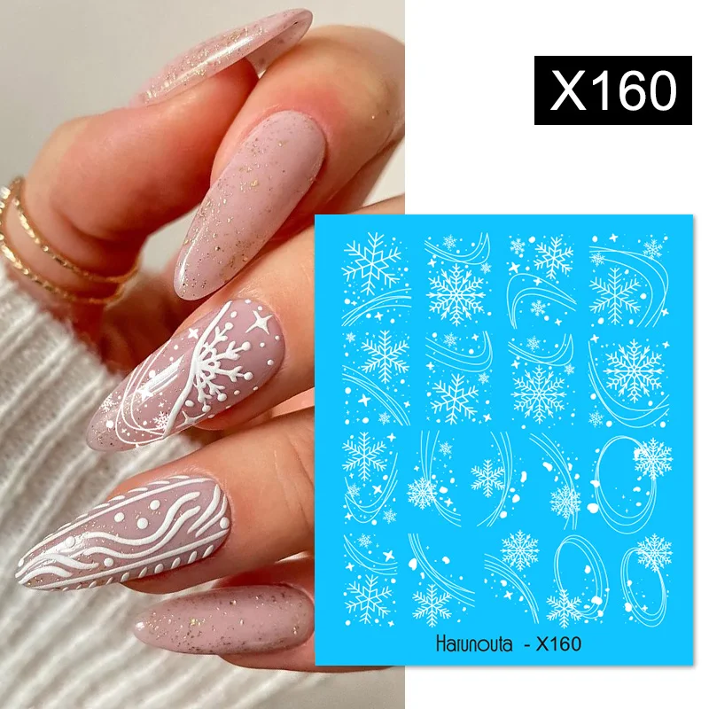 Harunouta 1 Sheet Nail Water Decals Transfer Lavender Spring Flower Leaves Nail Art Stickers Nail Art Manicure DIY - Image 65