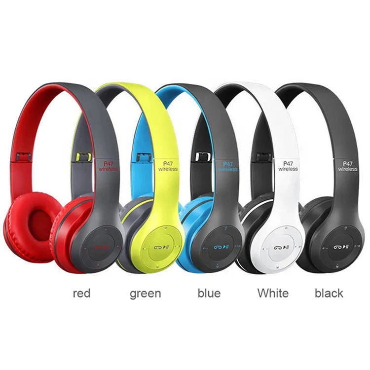 Headphones wireless blue tooth P47 earphone Foldable headset for mobile phone or computer audifonos AUX line TF card - Image 11