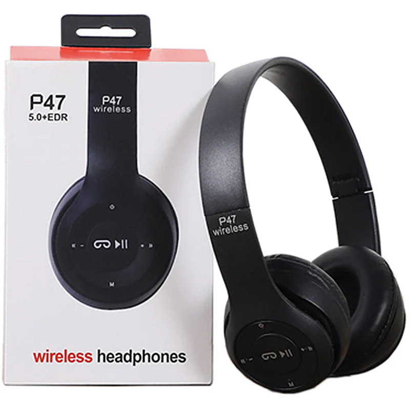 Headphones wireless blue tooth P47 earphone Foldable headset for mobile phone or computer audifonos AUX line TF card - Image 6