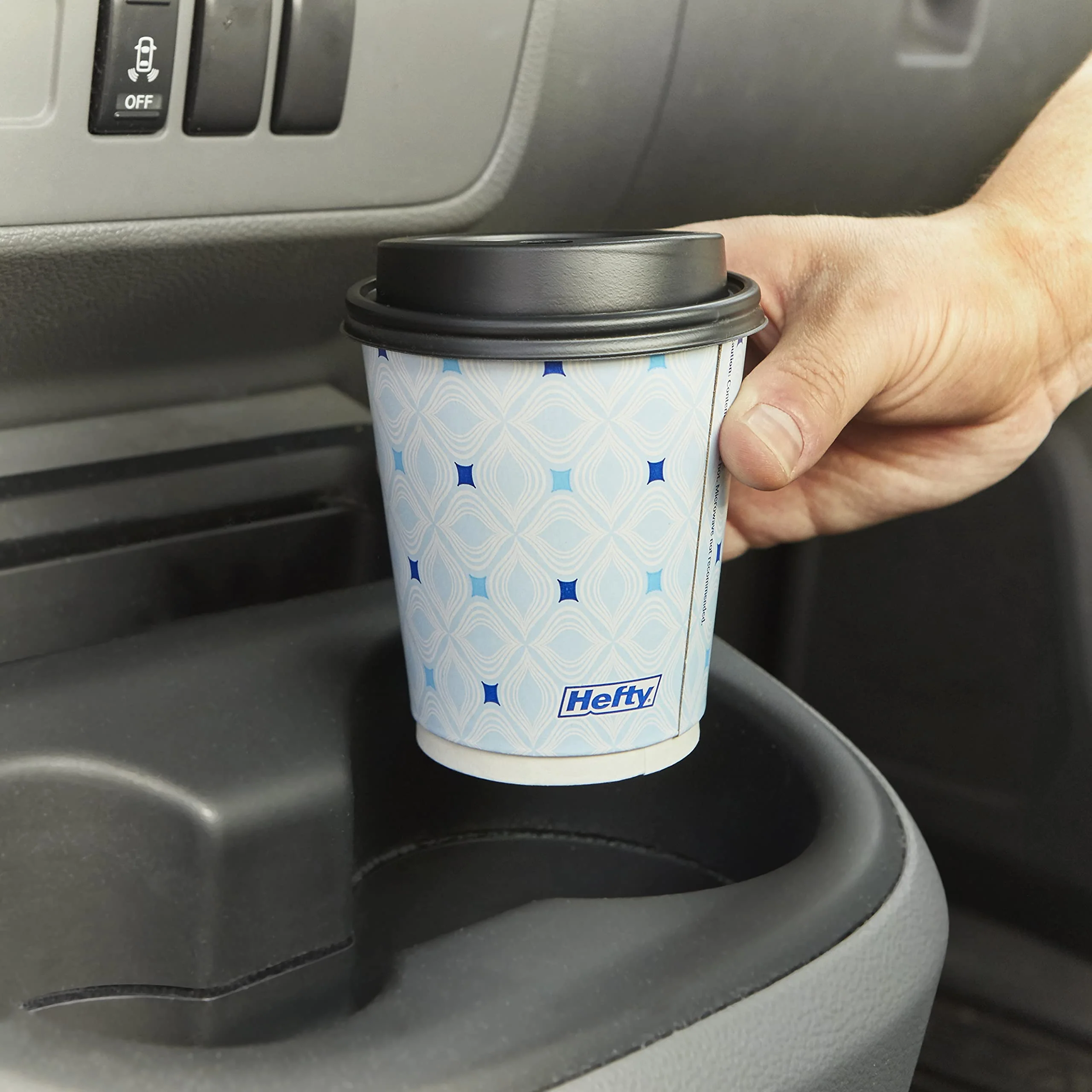 Hefty Disposable Hot Cups with Lids, 12 Ounce, 20 Count (Pack of 4), 80 Total - Image 4