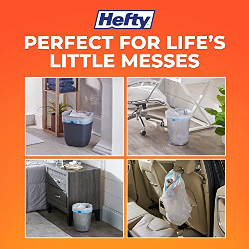 Hefty Small Trash Bags, Ocean Water Scent, 4 Gallon, 52 Count - Image 3
