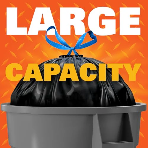 Hefty Strong Large Trash Bags, 30 Gallon, 74 Count - Image 3