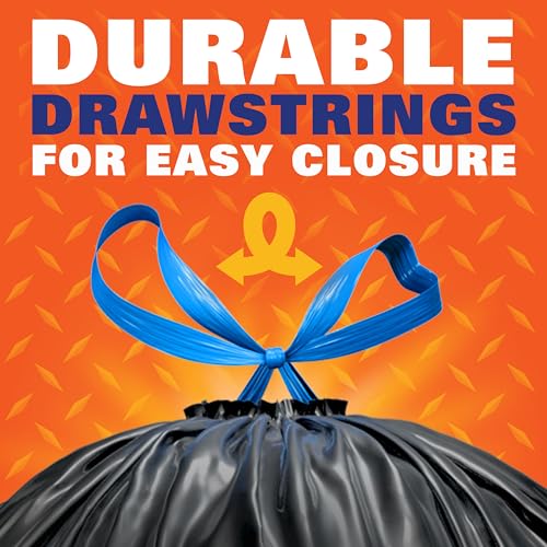 Hefty Strong Large Trash Bags, 30 Gallon, 74 Count - Image 5