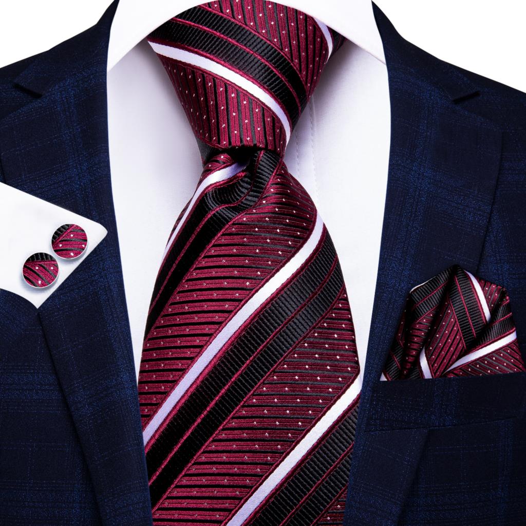 Hi-Tie Blue Business Solid 100% Silk Men's Tie NeckTie 8.5cm Ties for Men Formal Luxury Wedding High Quality Gravata - Image 17