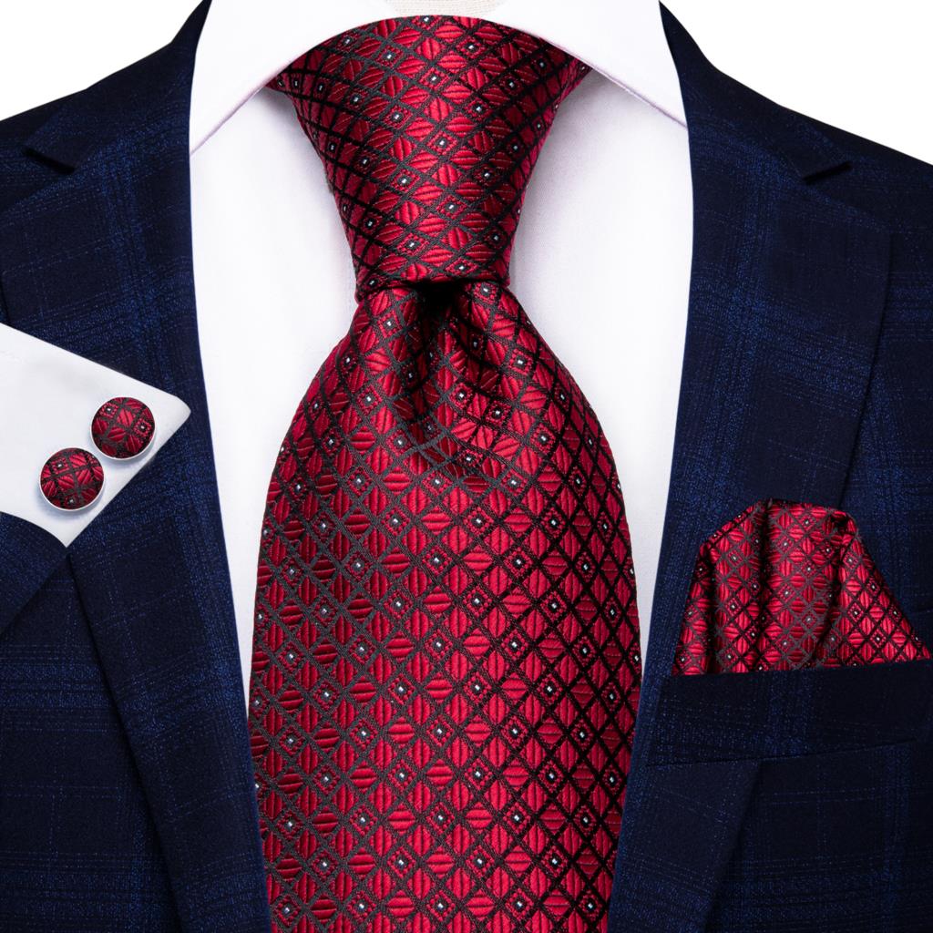 Hi-Tie Blue Business Solid 100% Silk Men's Tie NeckTie 8.5cm Ties for Men Formal Luxury Wedding High Quality Gravata - Image 29