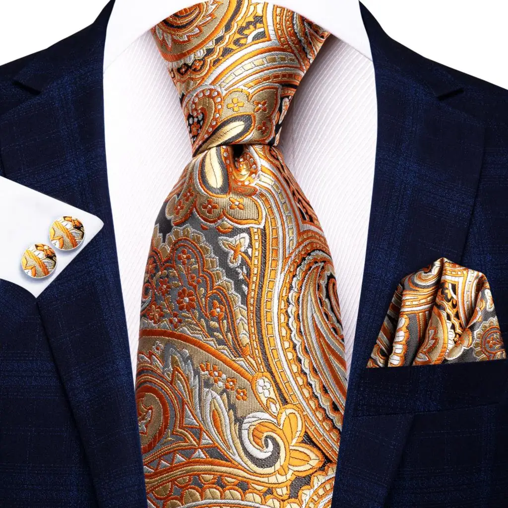 Hi-Tie Blue Business Solid 100% Silk Men's Tie NeckTie 8.5cm Ties for Men Formal Luxury Wedding High Quality Gravata - Image 11