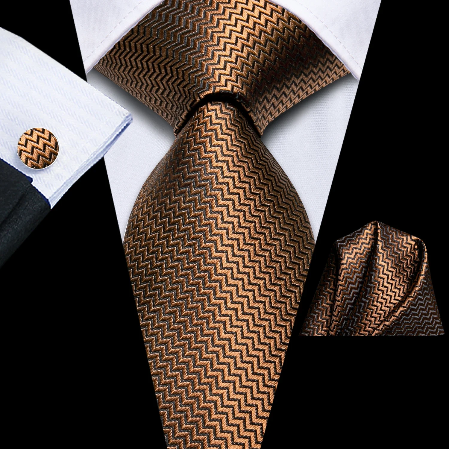 Hi-Tie Blue Business Solid 100% Silk Men's Tie NeckTie 8.5cm Ties for Men Formal Luxury Wedding High Quality Gravata - Image 48
