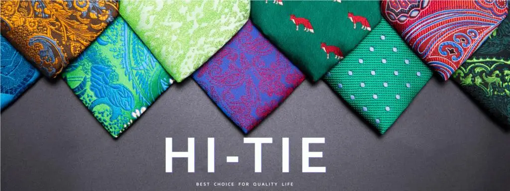 Hi-Tie Champagne Floral Paisley Silk Elegant Tie For Men Groom Wedding Men Necktie Pocket Square Cufflink Accessory Wholesale - Image 6