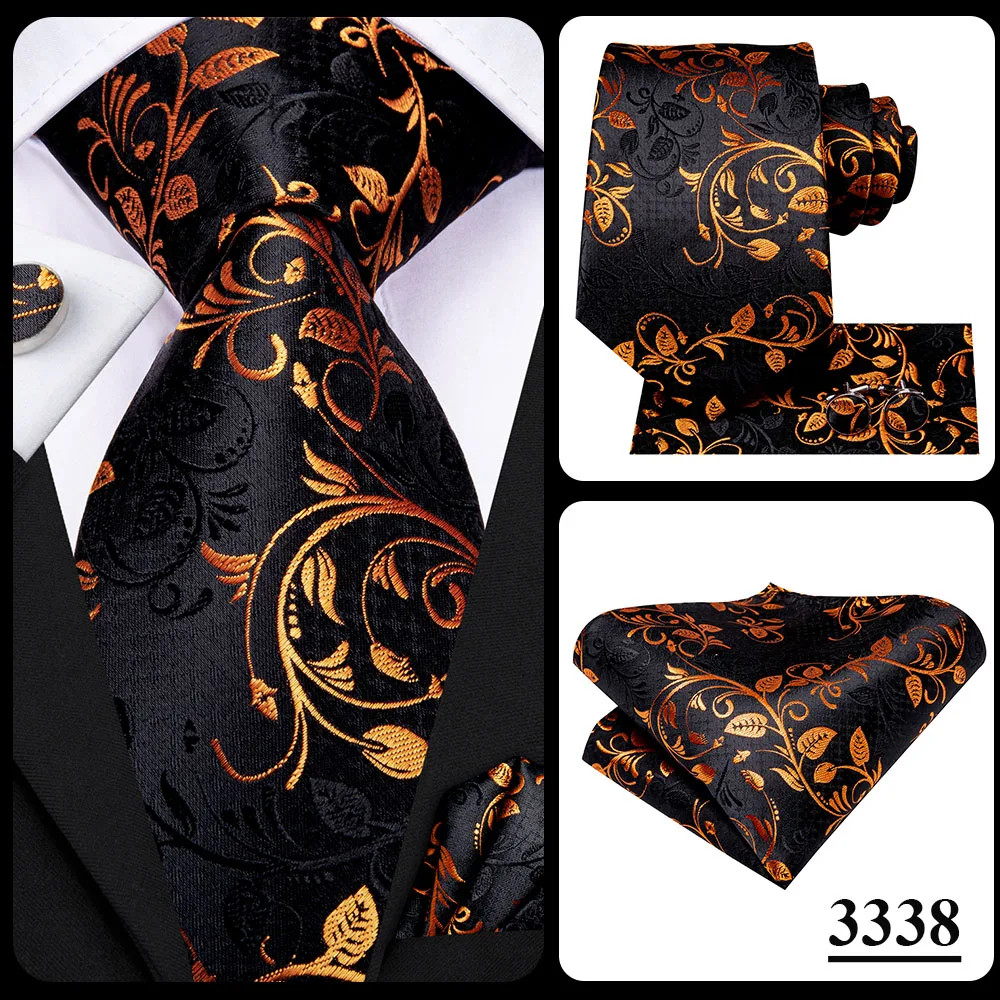 Hi-Tie Peacock Blue Novelty Design Silk Wedding Tie For Men Hanky Cufflinks Gift Mens Necktie Set Business Party Dropshipping - Image 27