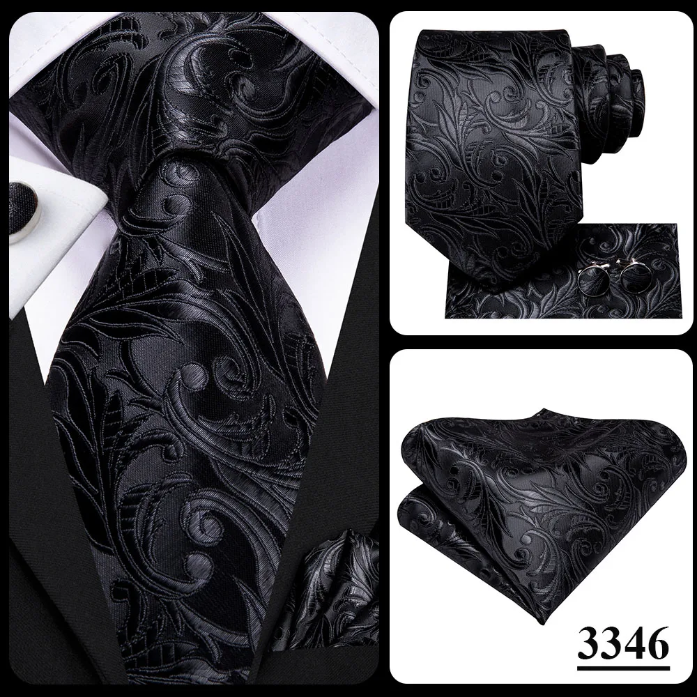 Hi-Tie Peacock Blue Novelty Design Silk Wedding Tie For Men Hanky Cufflinks Gift Mens Necktie Set Business Party Dropshipping - Image 28