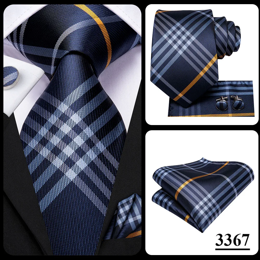 Hi-Tie Peacock Blue Novelty Design Silk Wedding Tie For Men Hanky Cufflinks Gift Mens Necktie Set Business Party Dropshipping - Image 34