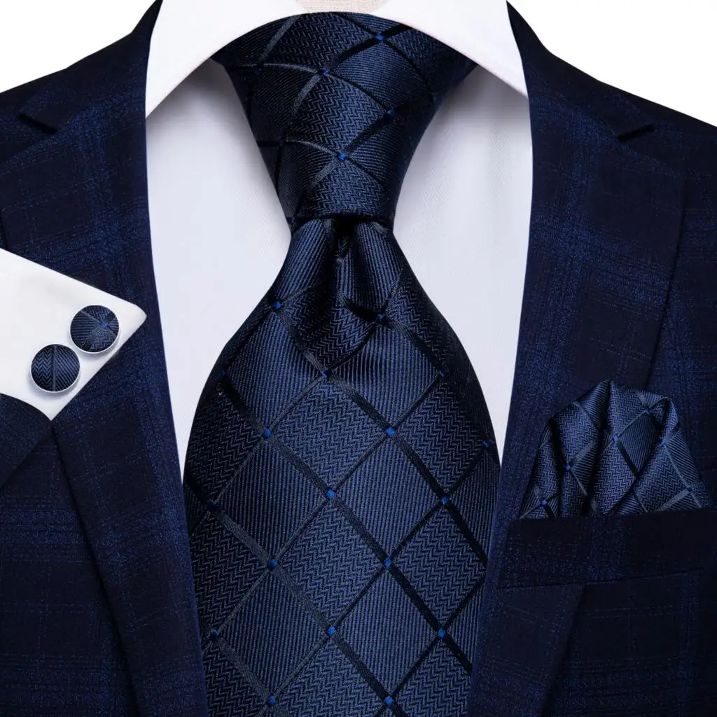 Hi-Tie Peacock Blue Novelty Design Silk Wedding Tie For Men Hanky Cufflinks Gift Mens Necktie Set Business Party Dropshipping - Image 70