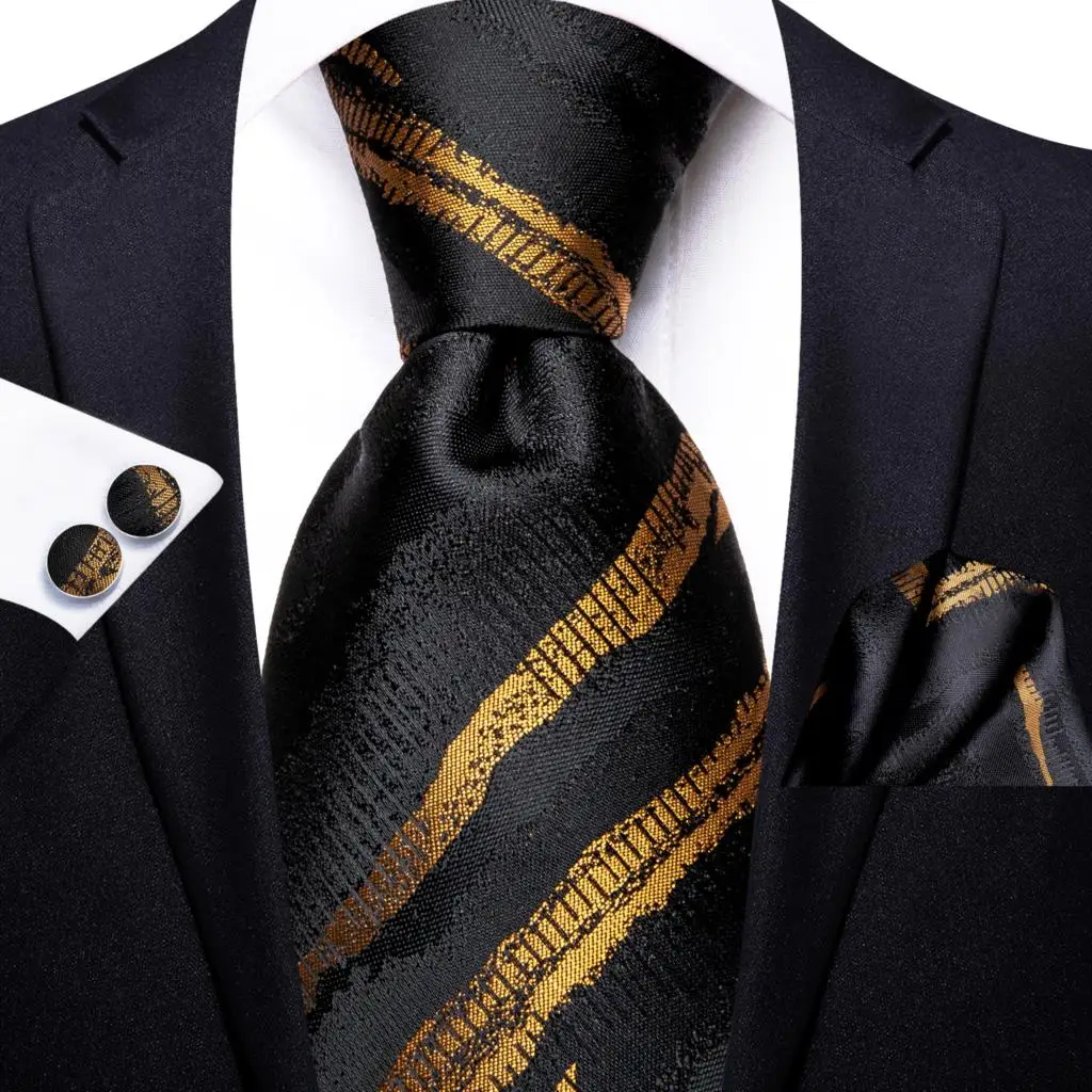Hi-Tie Peacock Blue Novelty Design Silk Wedding Tie For Men Hanky Cufflinks Gift Mens Necktie Set Business Party Dropshipping - Image 89