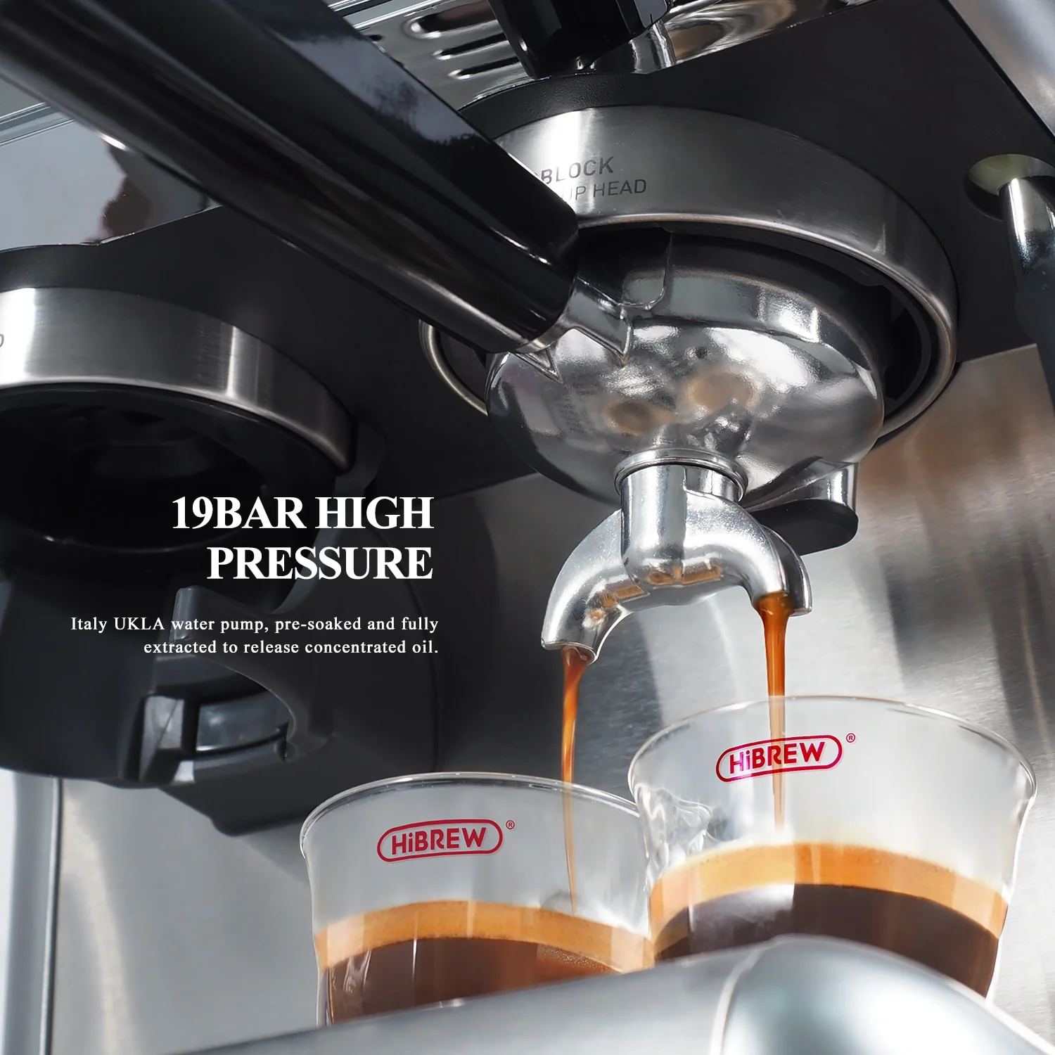 HiBREW  Barista Pro 19Bar Bean to Espresso,Cafetera  Commercial Level Coffee Machine with Full Kit for Cafe Hotel Restaurant H7 - Image 8