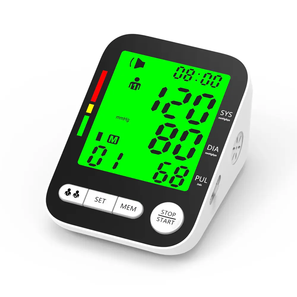 High Accurate Rechargeable Digital Sphygmomanometer Bp Monitors Electronic Tonometer Arm Cuff Blood Pressure Monitor Talking BPM - Image 4