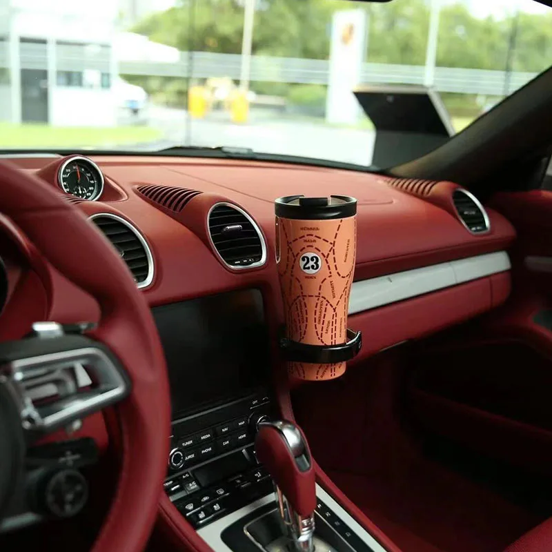 High end car stainless steel insulated cup powder pig metal gray hot and cold water cup 4S store glacier blue black - Image 5
