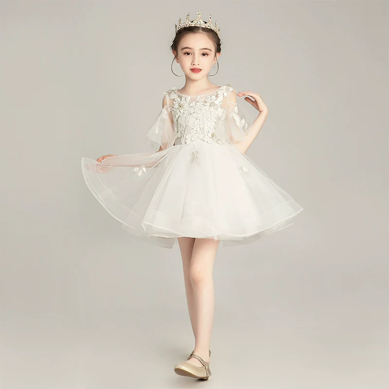 High-End Evening Dress Children's Tulle Tutu Summer Princess Dress - Image 8