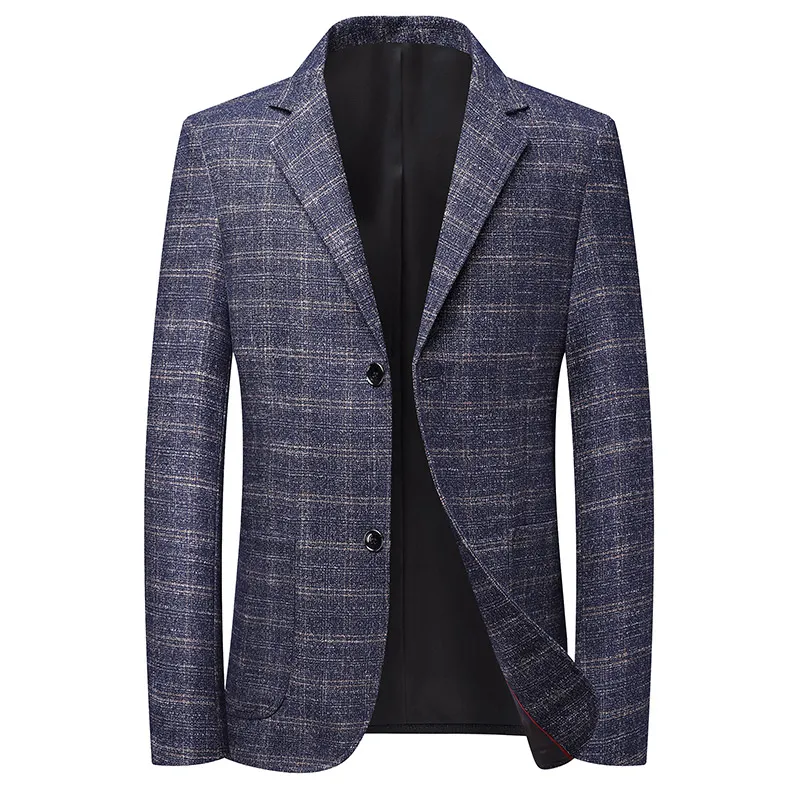 High Quality Blazer Men's British Style Job Interview Elegant Business Fashion High-end Simple Casual Gentleman Suit Jacket - Image 14