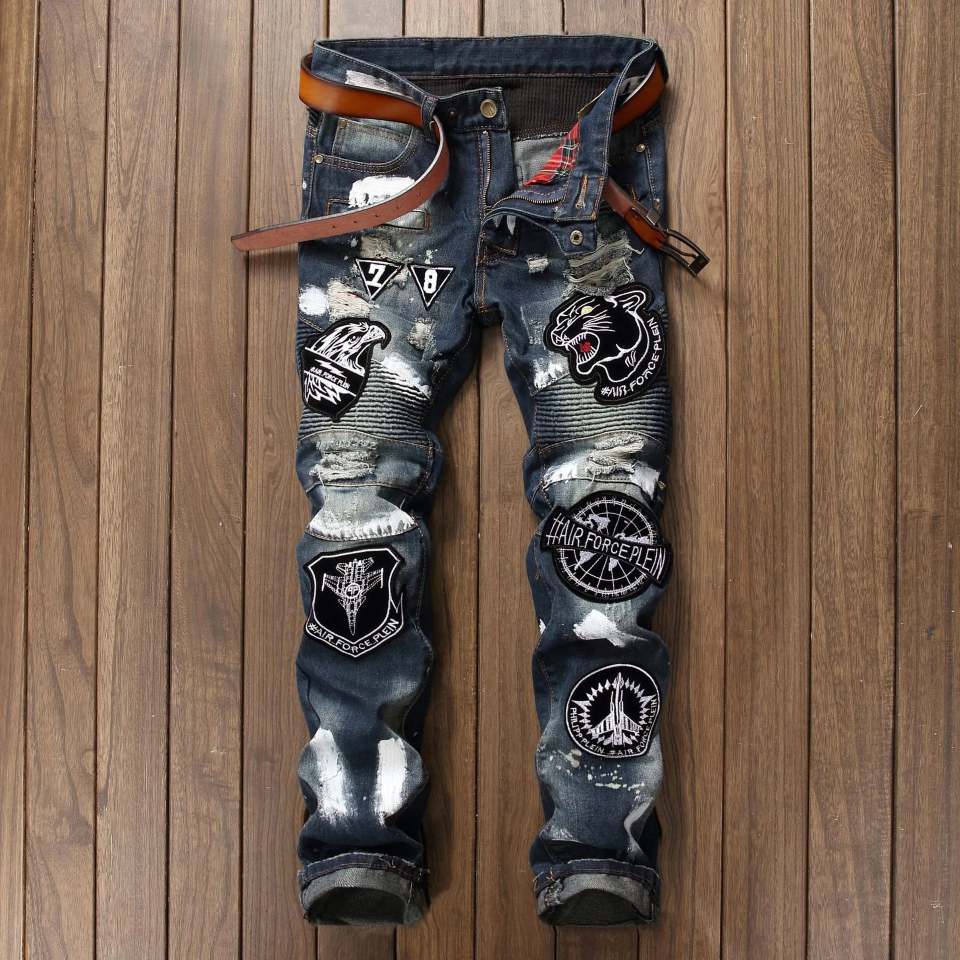 High Quality Brand Men Jeans 2023 New Fashion Casual Business Vintage Streetwear Male Denin Pants Hip Hop Youth Cargo Pants Men