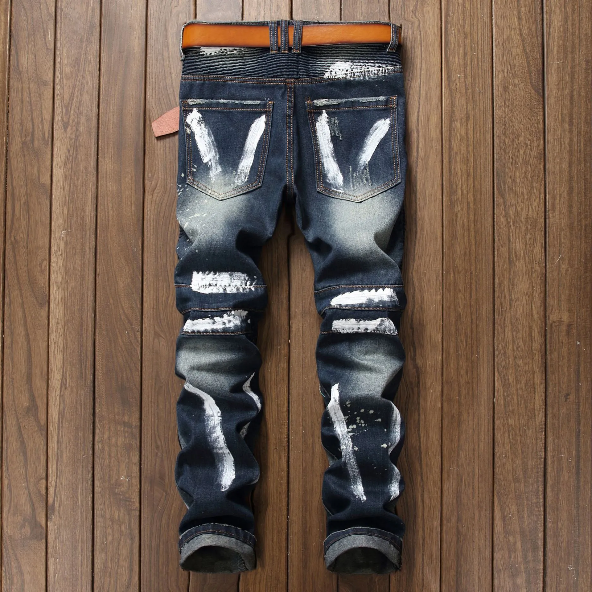 High Quality Brand Men Jeans 2023 New Fashion Casual Business Vintage Streetwear Male Denin Pants Hip Hop Youth Cargo Pants Men - Image 2