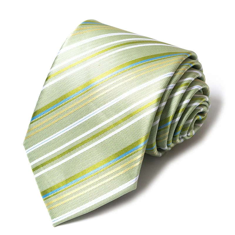 High-quality Wedding Ties For Men Fashion New Style Blue Strip Print Neckties Daily Office Apparel Accessories Gift For Man - Image 50