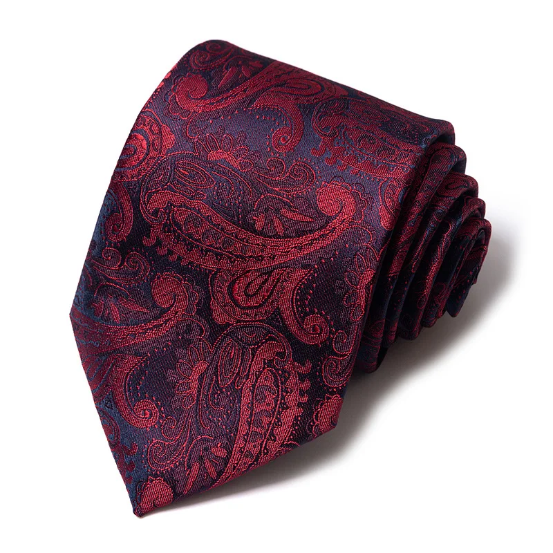 High-quality Wedding Ties For Men Fashion New Style Blue Strip Print Neckties Daily Office Apparel Accessories Gift For Man - Image 62