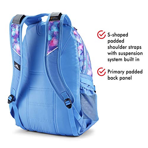 High Sierra Loop Backpack, Travel, or Work Bookbag with tablet sleeve, One Size, Shine Blue/Lapis - Image 5