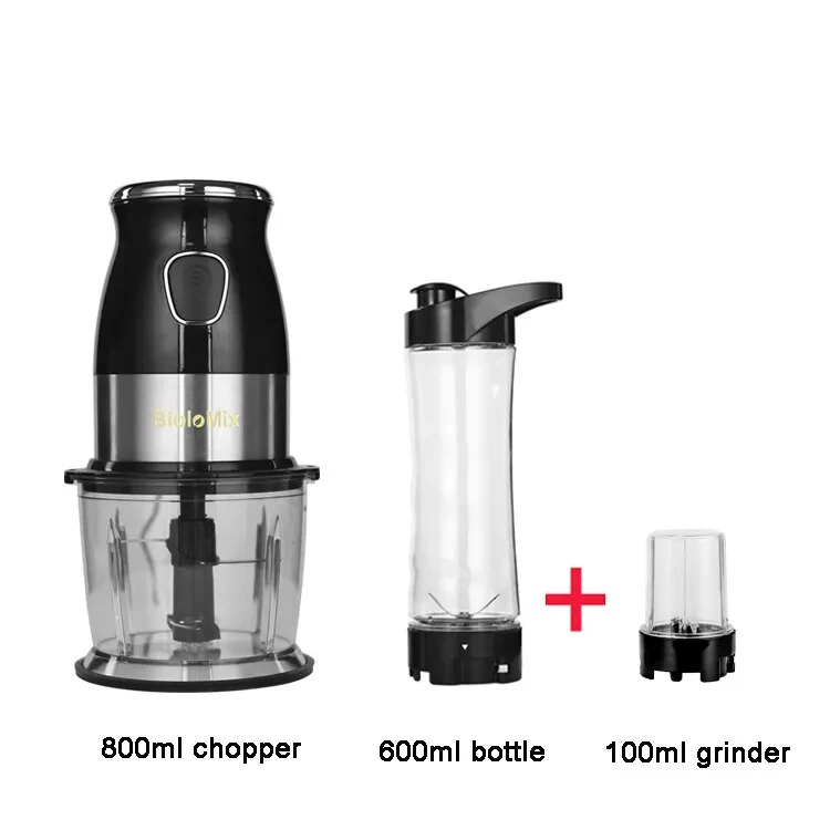 High Speed Multi Function 500W Food Processor Meat Grinder Portable Personal Mini Blender Mixer Juicer Dry Grinder 800ml Chopper - Image 8