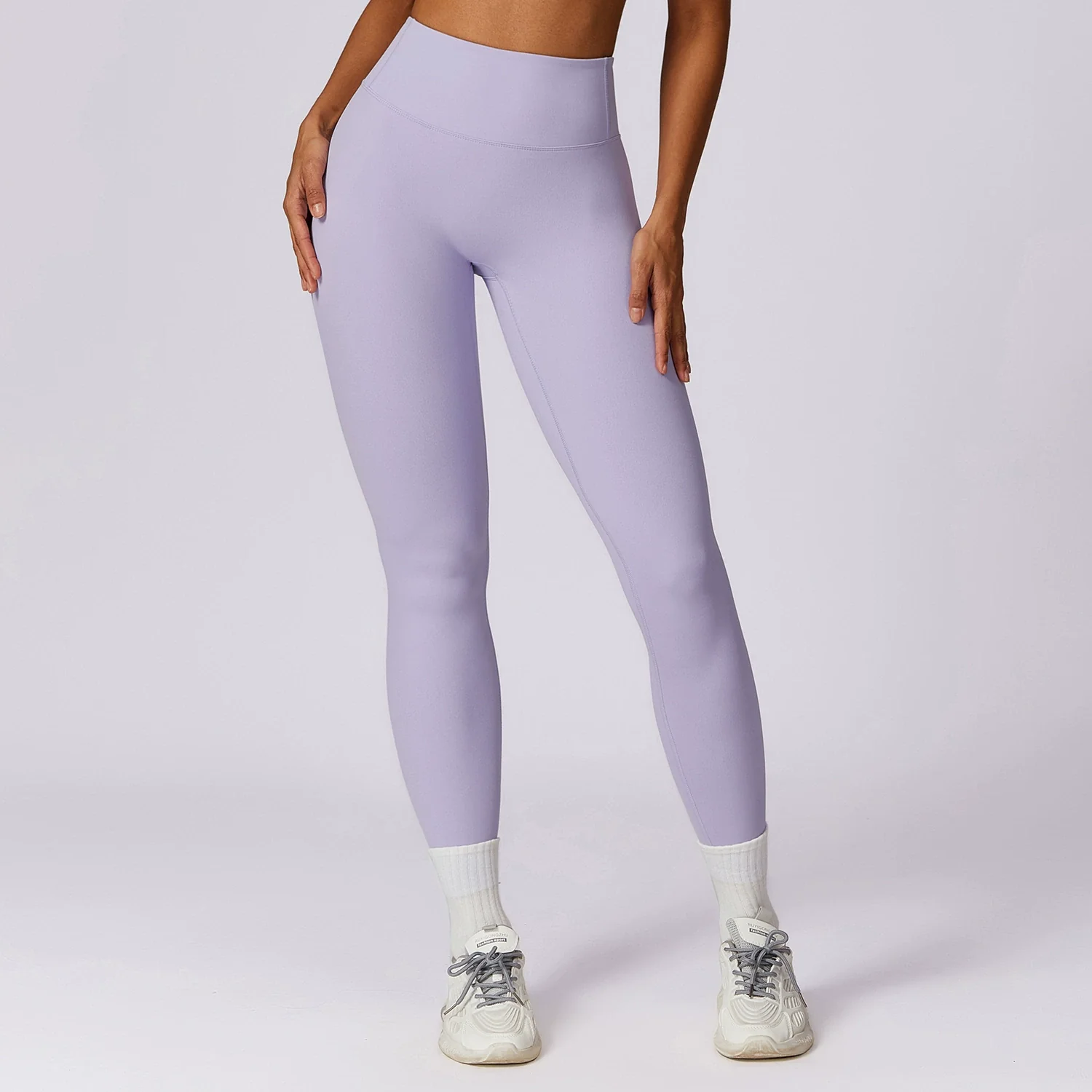 High Waist Nude Feel Slim Fit Fitness Pants Hip Lifting Sports Pants Yoga Pants Women's Outwear Running Cropped Pants Quick-Drying Pants - Image 15