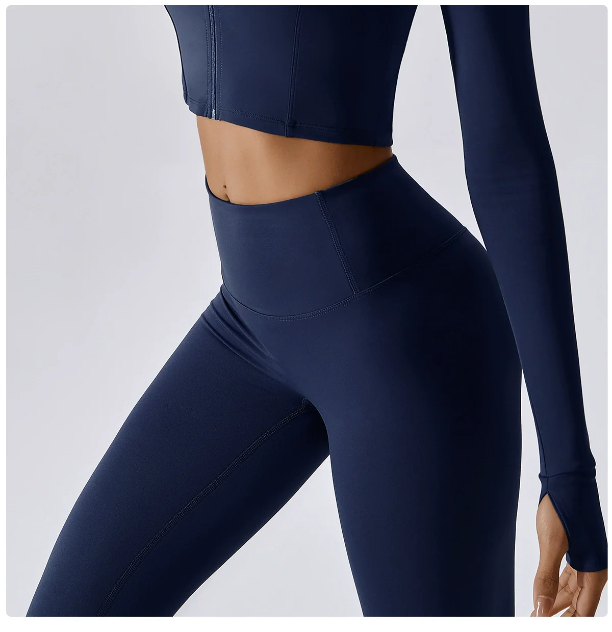 High Waist Nude Feel Slim Fit Fitness Pants Hip Lifting Sports Pants Yoga Pants Women's Outwear Running Cropped Pants Quick-Drying Pants - Image 2