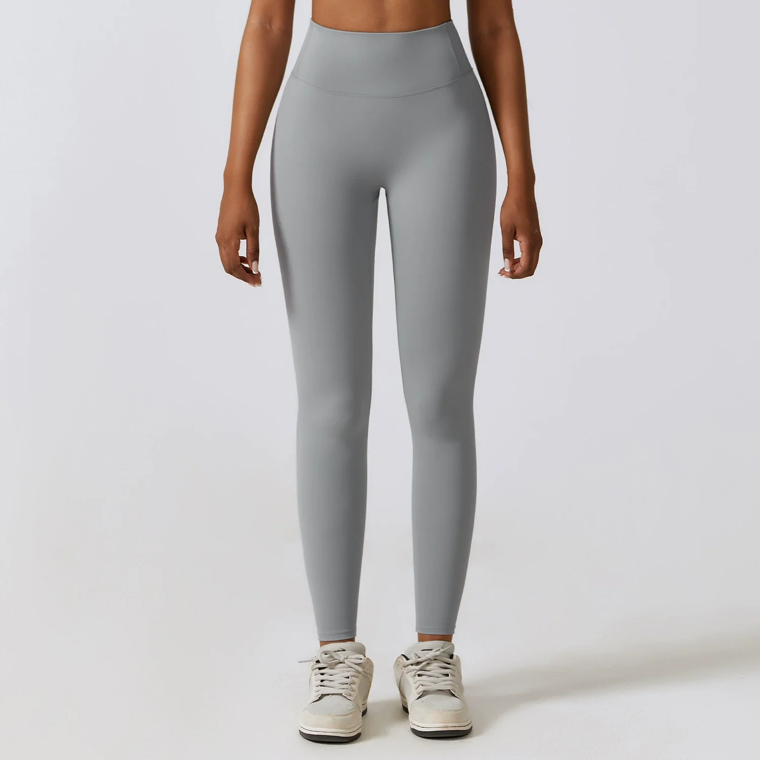 High Waist Nude Feel Slim Fit Fitness Pants Hip Lifting Sports Pants Yoga Pants Women's Outwear Running Cropped Pants Quick-Drying Pants - Image 7