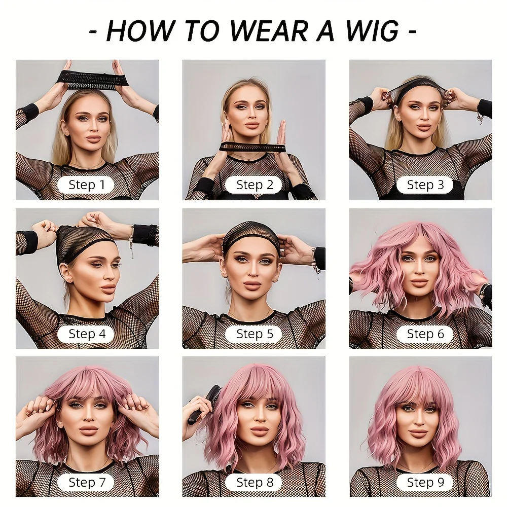 Highlight Long Curly Wavy Wig Synthetic Wig Beginners Friendly Heat Resistant Elegant For Daily Use Wigs For Women - Image 8