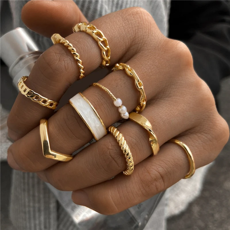 Hip Hop Cross Ring On Finger Chains Adjustable Jewelry Rings for Men Women Gothic anillos Aesthetic Rings 2023 Trend Accessories - Image 2