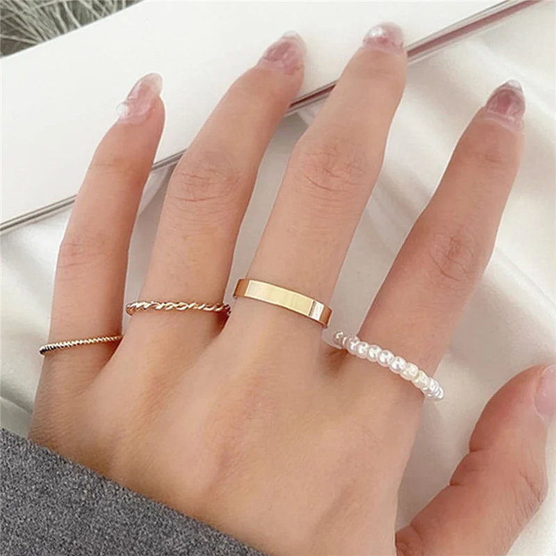Hip Hop Cross Ring On Finger Chains Adjustable Jewelry Rings for Men Women Gothic anillos Aesthetic Rings 2023 Trend Accessories - Image 48