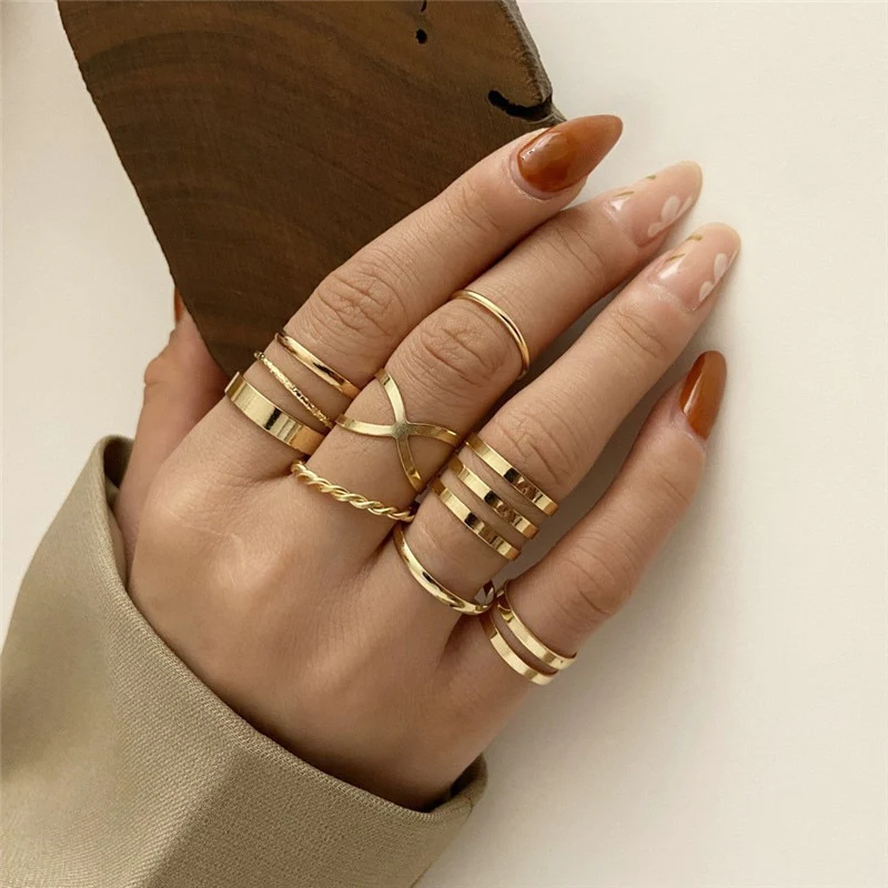 Hip Hop Cross Ring On Finger Chains Adjustable Jewelry Rings for Men Women Gothic anillos Aesthetic Rings 2023 Trend Accessories - Image 8