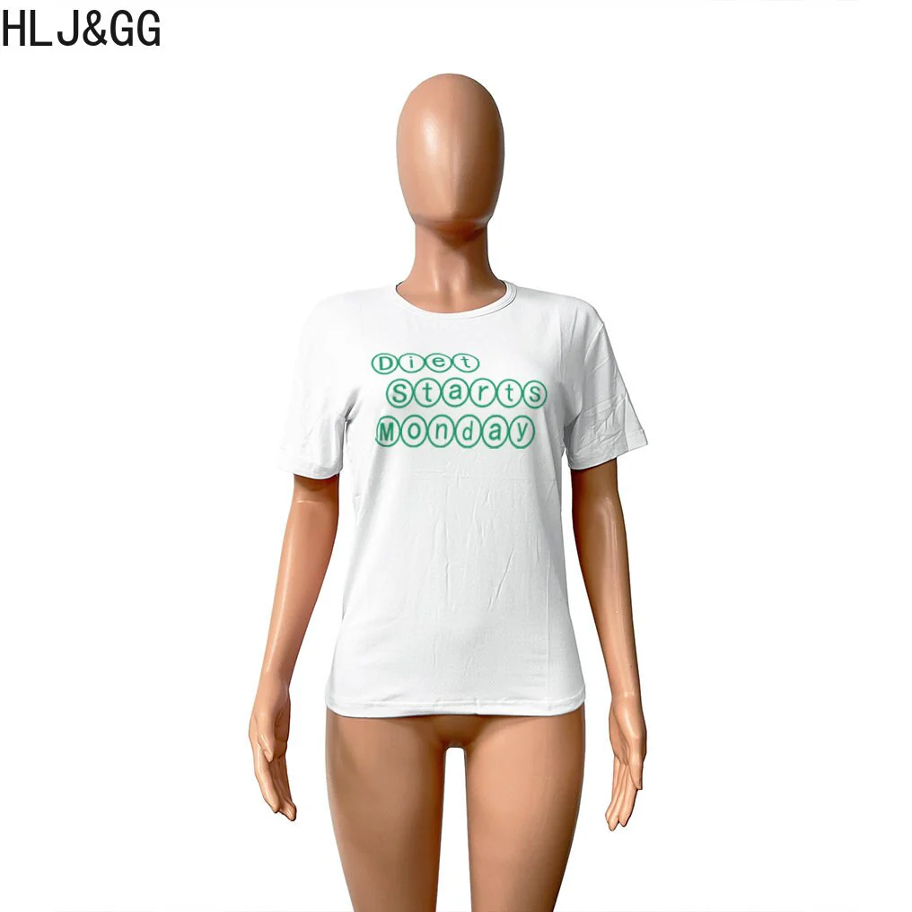 Casual Letter Printing Sporty Tops Women Round Neck Short Sleeve Tshirts Summer Female Harajuku Style Pullover Clothing - Image 10