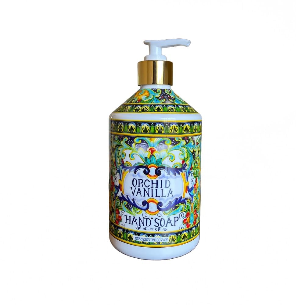 Home and Body Company Hand Soap Villa Flora Collection 16 FL/473ml Bottles infused with Essential Oils Sea Salt Verbena, Coconut Citrus, Orchid Vanilla, and White Jasmine - (1 x 4pk) - Image 3
