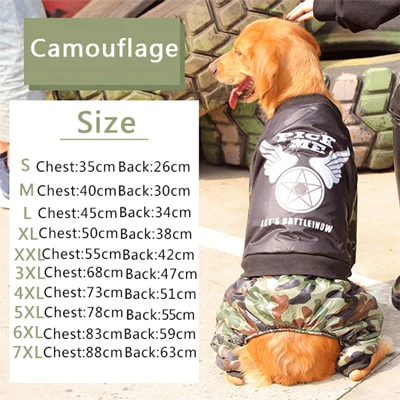 HOOPET New Pet Dogs Clothes Warm Cotton Leisure Style Autumn Winter Jacket Four Legs Large Dog - Image 2