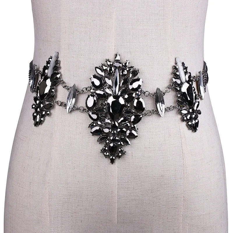 Hot Sale 7 Colors Luxury Sexy Bodychain Exaggerated Crystal BodyChain For Women Girl Club Beach Vacation JURAN Fashion Jewelry - Image 11