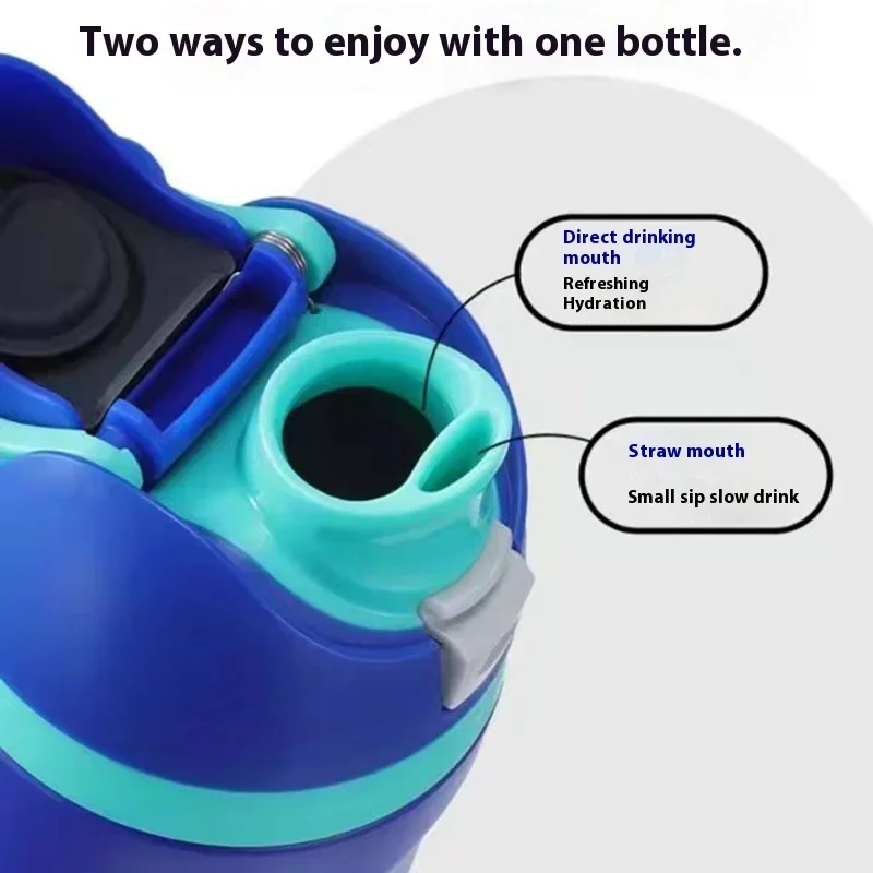 Hot-selling Stainless Steel Insulated Cups Large-capacity Portable Hand-held Sports Water Cups Car-mounted Handle Insulated Cups - Image 5