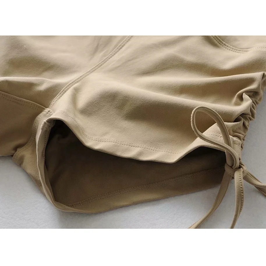 Hot summer ladies high waist drawstring athletic yoga booty shorts butt lift sexy women workout sport fitness running gym shorts - Image 11