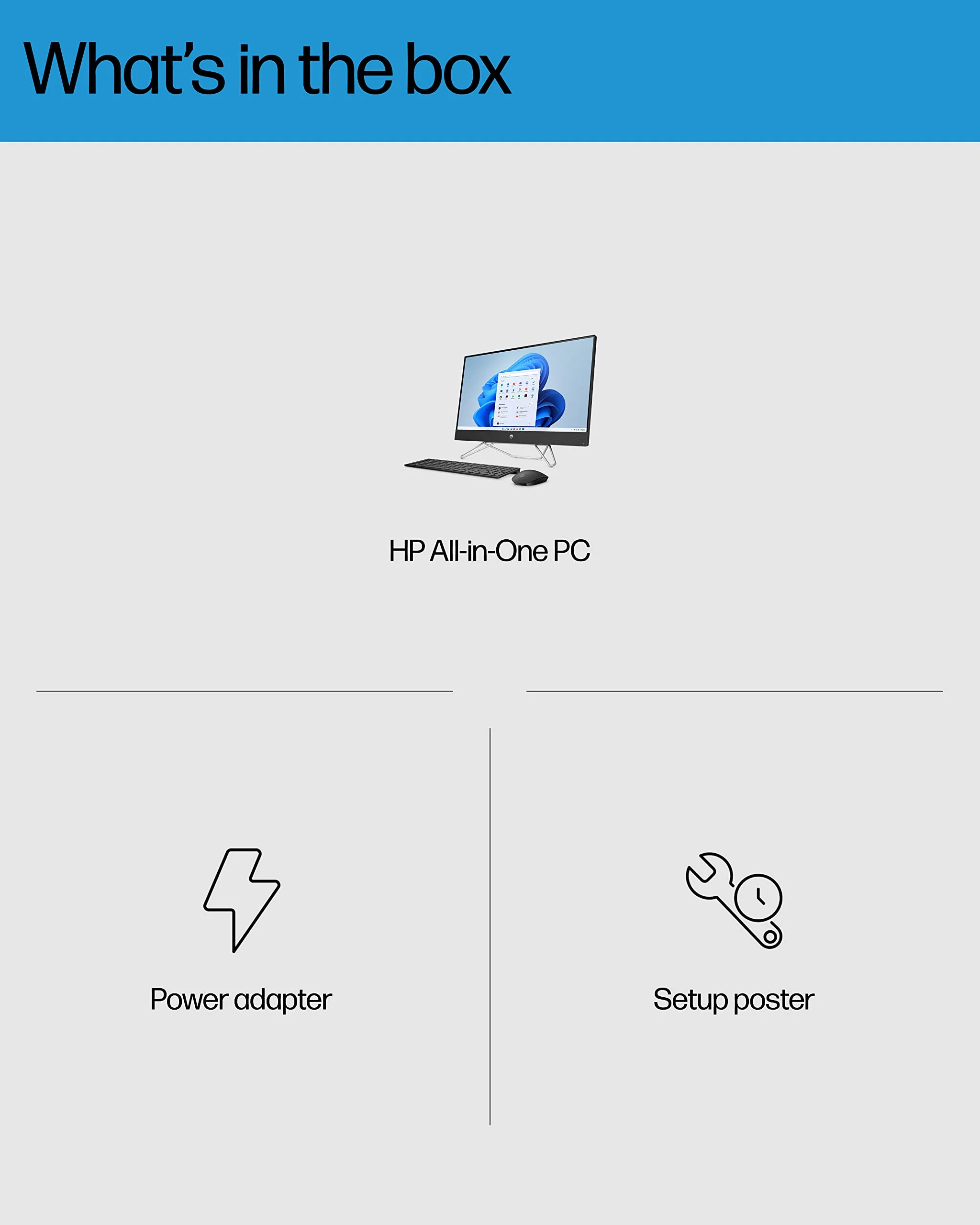 HP All-in-One Bundle PC, 27" FHD Micro-Edge Display, 12th Generation Intel Core i7 Processor, Iris X Graphics, 12 GB RAM, 256 GB SSD+1 TB, Windows 11 Pro OS, Wi-Fi (27-cb1072, 2022) - Image 2
