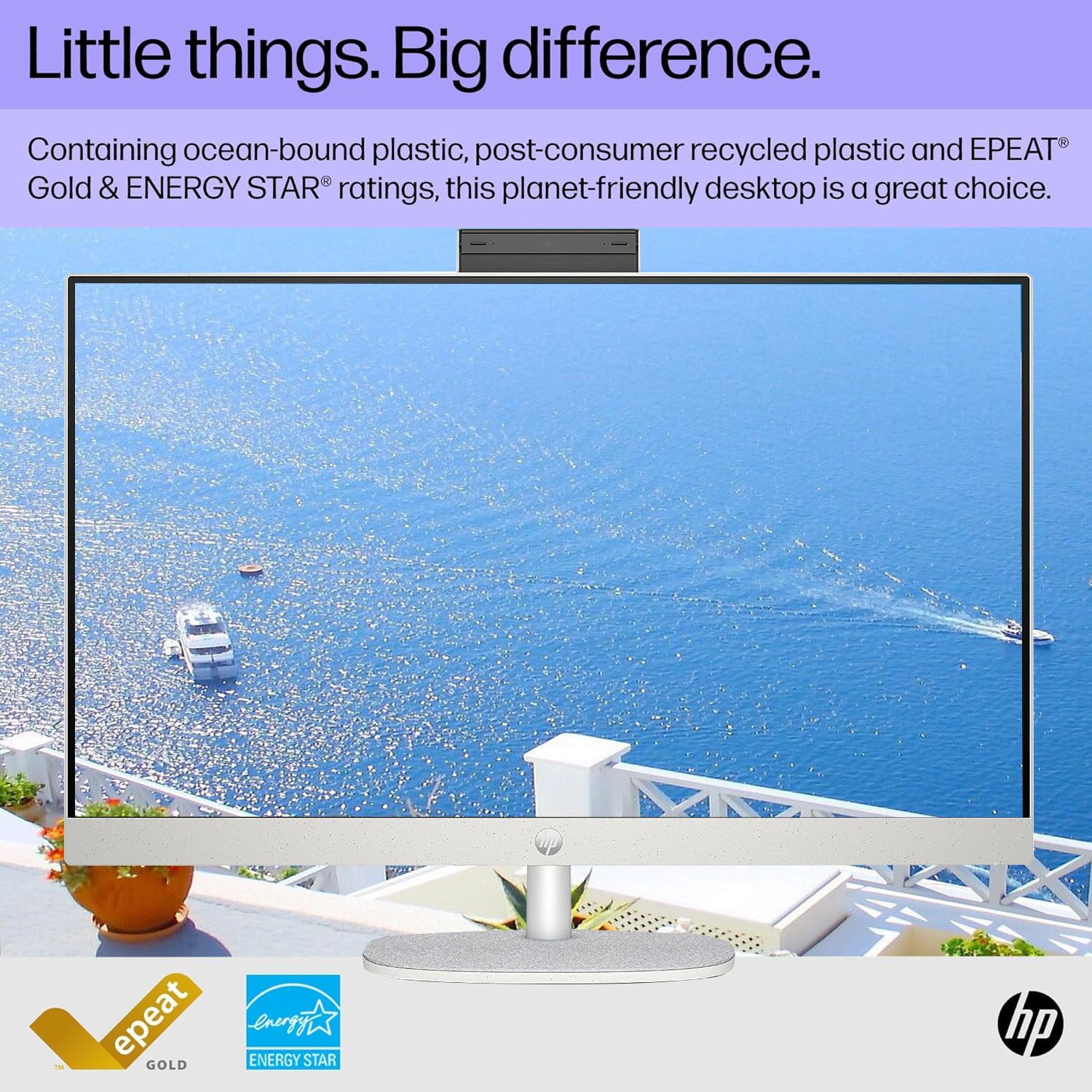 HP Essential All-in-One, 27" FHD Touchscreen, Intel Core i7-1355U, 64GB RAM, 4TB SSD, IR Camera, Wired Keyboard & Mouse, HDMI, RJ45, Wi-Fi 6, Windows 11 Home, White - Image 6