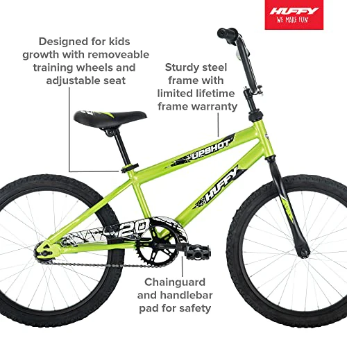 Huffy Upshot 20” Boy’s Bike for Kids, Lime Green - Image 7