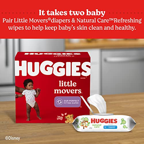 Huggies Natural Care Refreshing Baby Wipes, Hypoallergenic, Scented, 10 Flip-Top Packs (560 Wipes Total), Packaging May Vary - Image 3