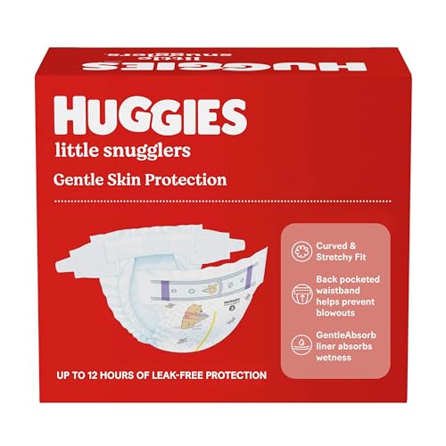 Huggies Newborn Diapers, Little Snugglers Newborn Diapers, 148 Count - Image 3